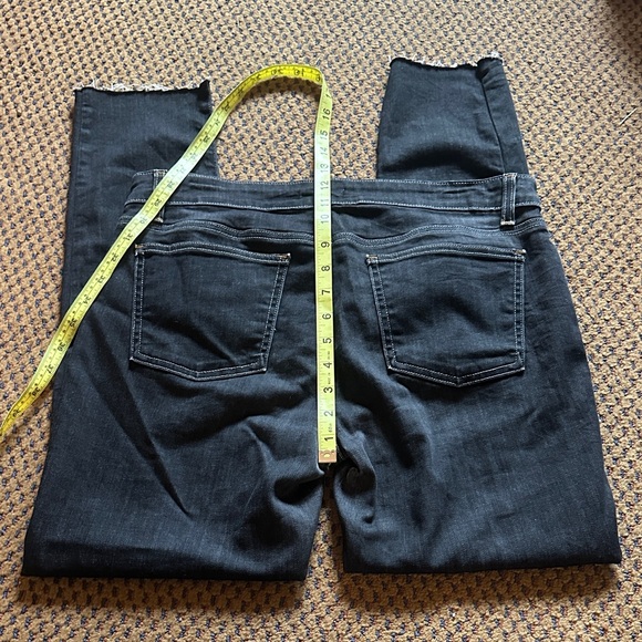 Eileen Fisher Black Straight Leg Jeans - Picture 3 of 6